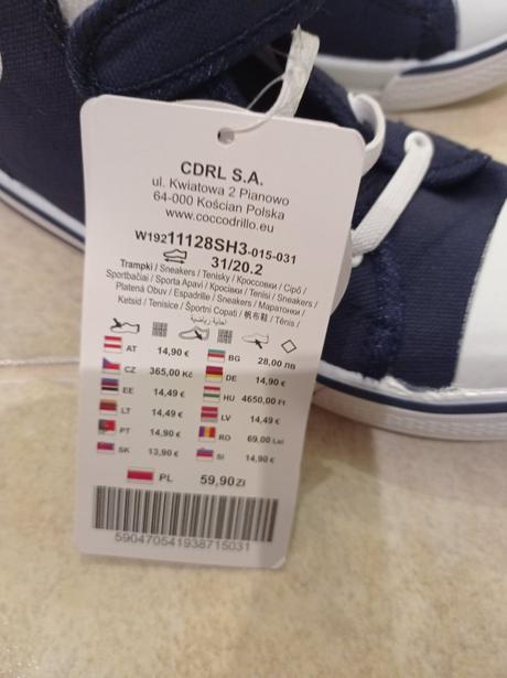 Nové plátěnky coccodrillo,v.31, coccodrillo,31