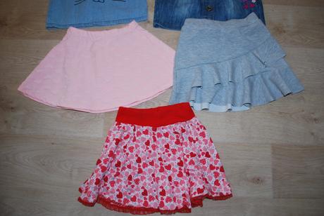 9x sukně sukýnka i jednotlivě 122/128, 122