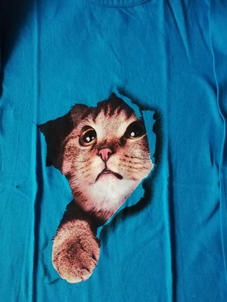 Tričko dívčí s kočičkou, vel. 128/134, zn. bonpri., bonprix,128