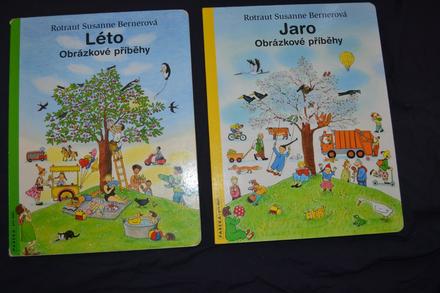 2x velká obrázková kniha jaro, léto,