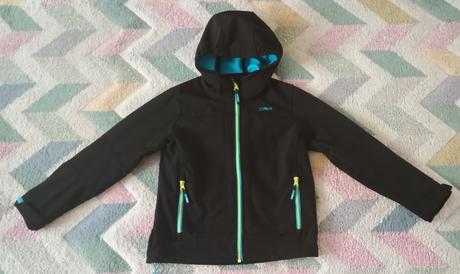 Zateplená černá softshellová bunda cmp, cmp,140