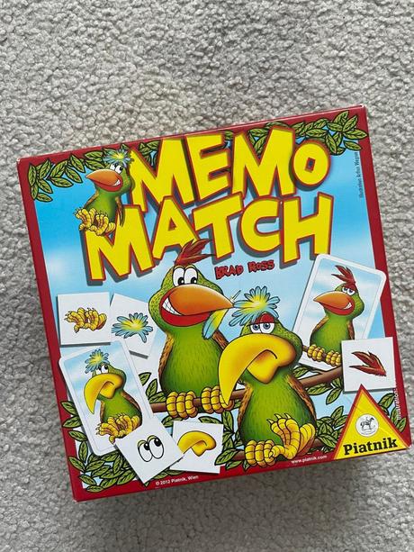 Společenská hra - memo match piatnik, 