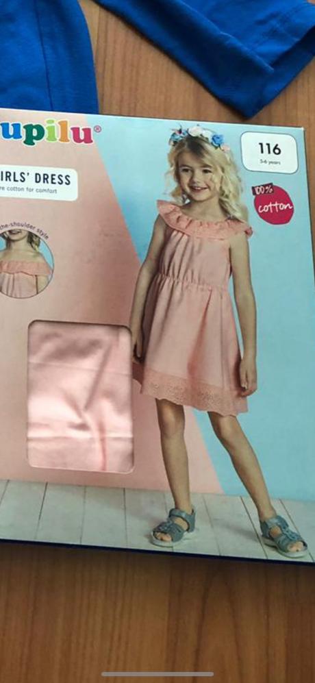 110/116 šaty 3ks + další, 104–116