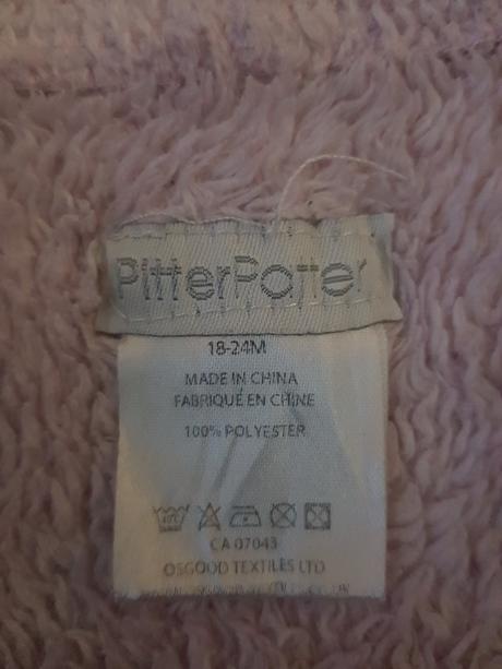 Dívčí župan značky pitter patter, velikost 18-24, pitter patter,86