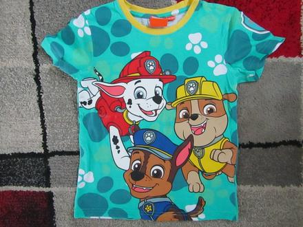 Tričko zn.nikelondon-vel.98/104 -tlapková patrola, 98