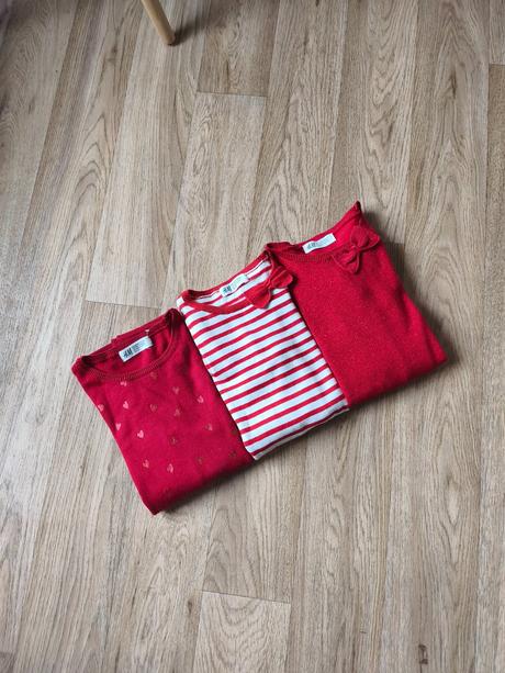 3krát třpytivý svetr s mašlí h&m 134/140, h&m,134 / 140