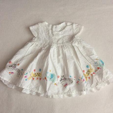 Sváteční šatičky se zvířátky a krajkou zn. f&f, f&f,62