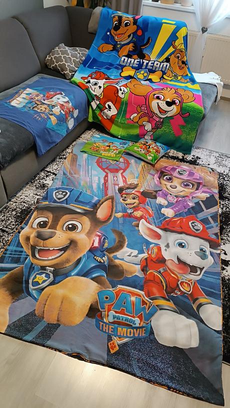 Povlečení, deka, polštářky tlapková patrola, šířka (cm): 135,délka (cm): 200