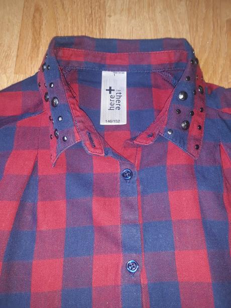 Károvaná košeľa 146/152, c&a,146