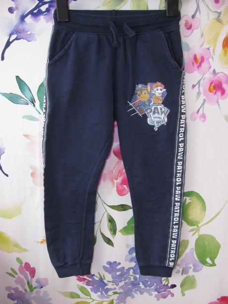 Tmavě modré bavlněné tepláky paw patrol, nickelodeon,122