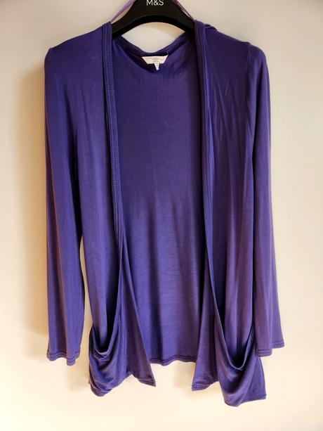 Tričkový kardigan s kapsami vel. l / 42, new look,l