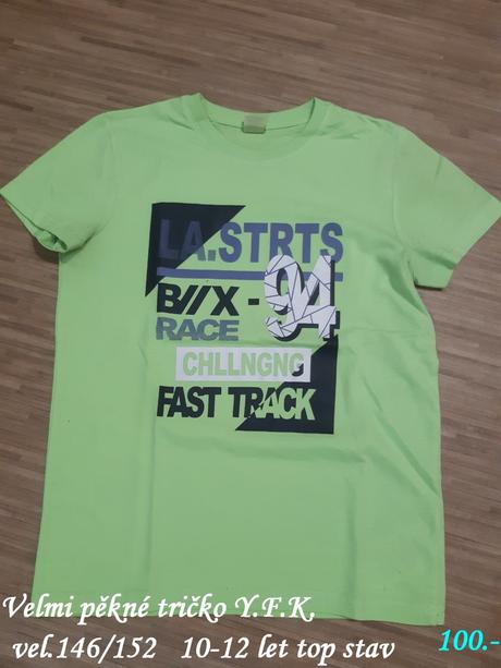 Tričko y.f.k. vel.146-152 10-12 let, 146