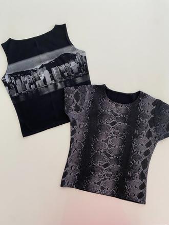 2 ks crop top, vel. s, s