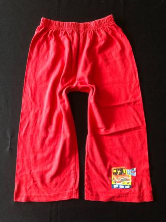 Vel. 92 červené pyžamové kalhoty, 92