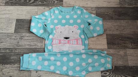 Pyžamo samet vel.110/116, nutmeg,110