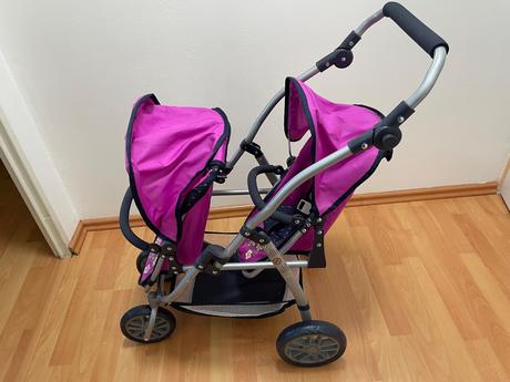Bayer chick dvojkočárek pro panenky,