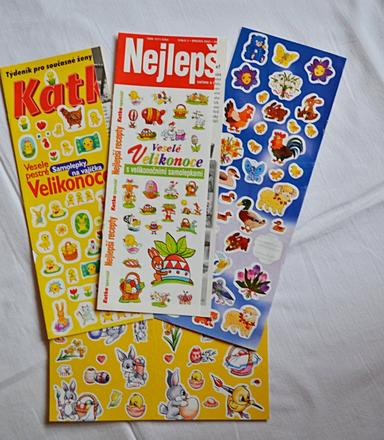 Velikonoční samolepky, 
