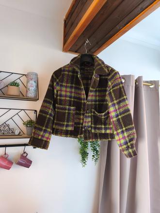 Krátká košilová bunda s/m, 164/170, takko,s