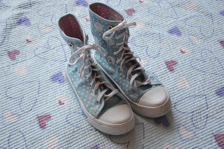 33 34 textilní tenisky 2v1 vysoké i nízké, 34