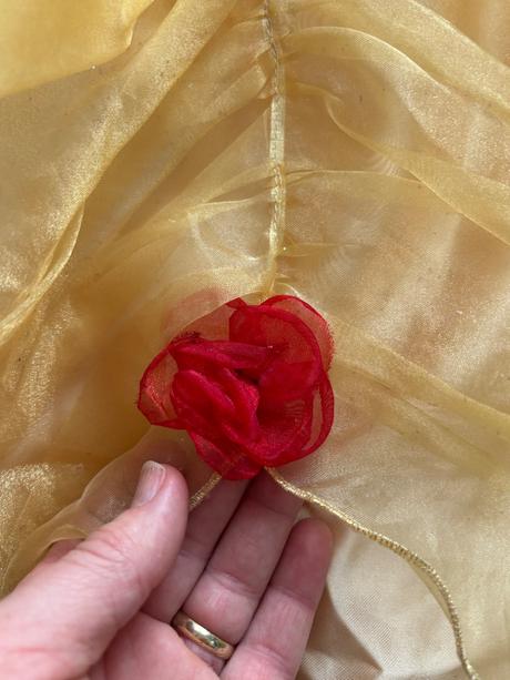 An18/delux kostým  kráska bell - v.6/7 let disney, 