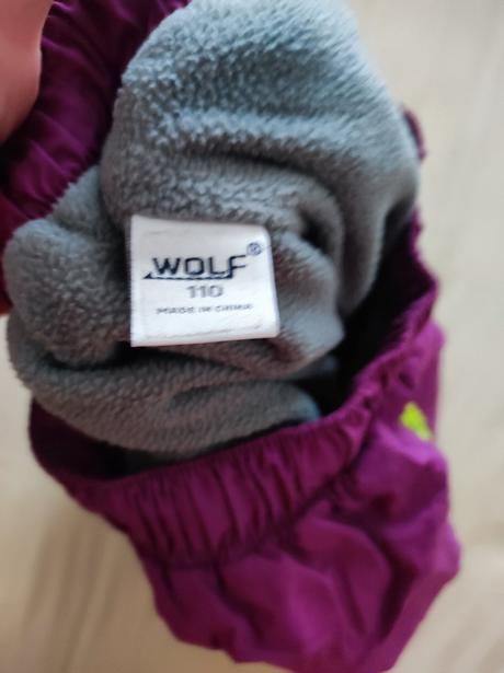 Zimní šusťákové kalhoty 110-116-122, wolf,110