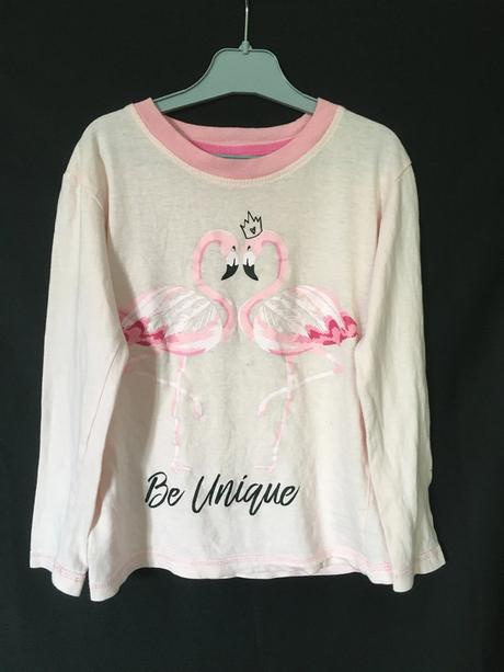 Pyžamové triko s plameňáky, 116