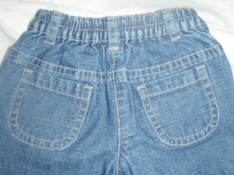 Super odlehčené riflíky s kytičkama, baby,62