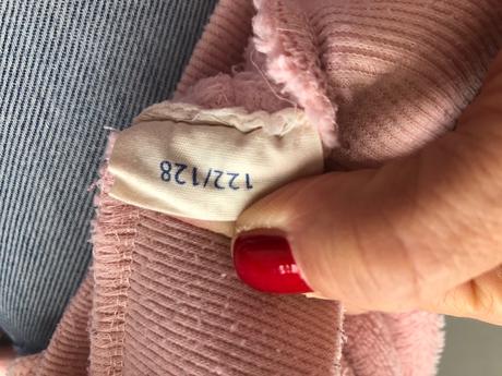 Starorůžové legíny s knoflíčky 6-7let 122-128cm, f&f,122