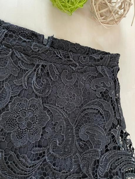 Nová černá krajka sukně, vel xs/s, amisu, amisu,s