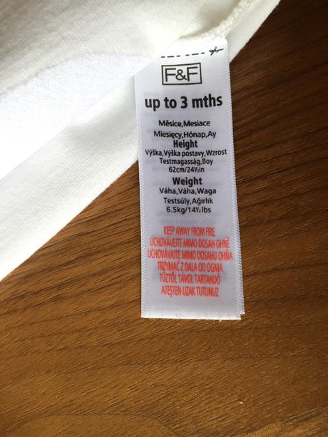 Trička s dlouhým rukávem, tesco,56