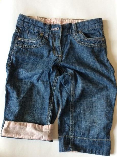 Jeansové kraťasy-šortky, next,122