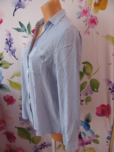 Modrá košilová halenka s.oliver, s.oliver,38