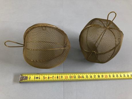 2x obal na dárek dekor ozdoba strom jablko zlatá, 