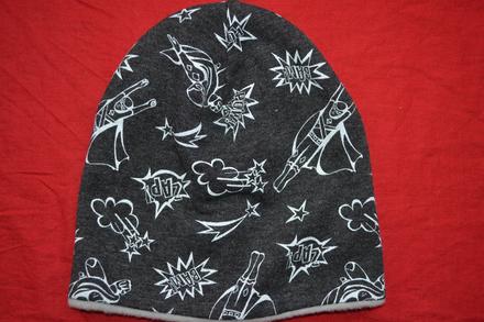 Oteplená čepice,fleece uvnitř,92-110, 92 / 98 / 104 / 110