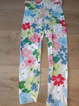 Legíny s květy 116, h&m,116