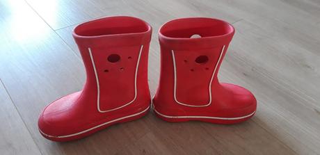 Holinky/gumáky/gumovky crocs hello kitty vel. 32-3, crocs,32