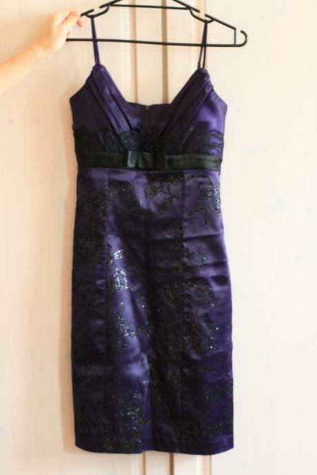 Společenské šaty + kabelka, 36