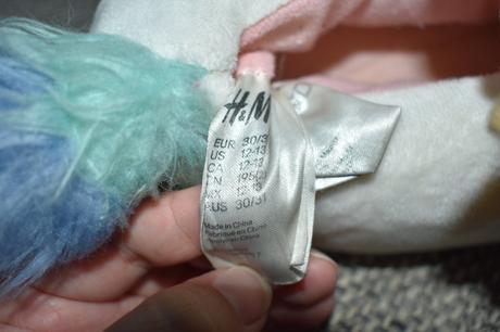 Teplé bačkůrky hm jednorožec, 30/31, h&m,30