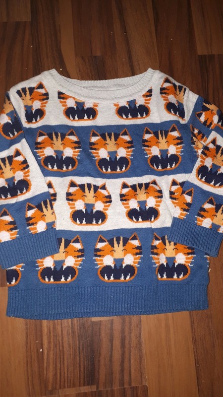 Svetr s tygry next 86, next,86