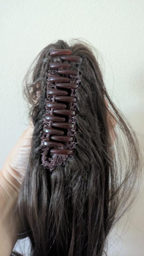 P45 culík na clip - středně hnědý, 33 cm,