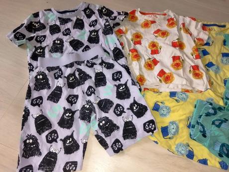 6x letní pyžamo 110 next, next,110