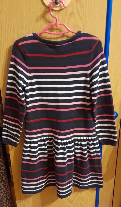 Svetrové bavlněné šatičky h&m v.110/116, h&m,110