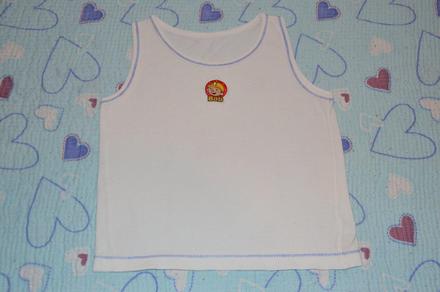 Bavlněné tílko, obrázek bob, vyšívaný, mothercare,98