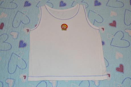 Bavlněné tílko, obrázek bob, vyšívaný, mothercare,98