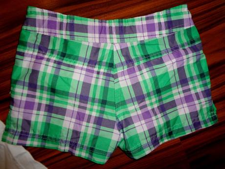 Komplet káro šortek a trička s vážkami 110/116, kids,116