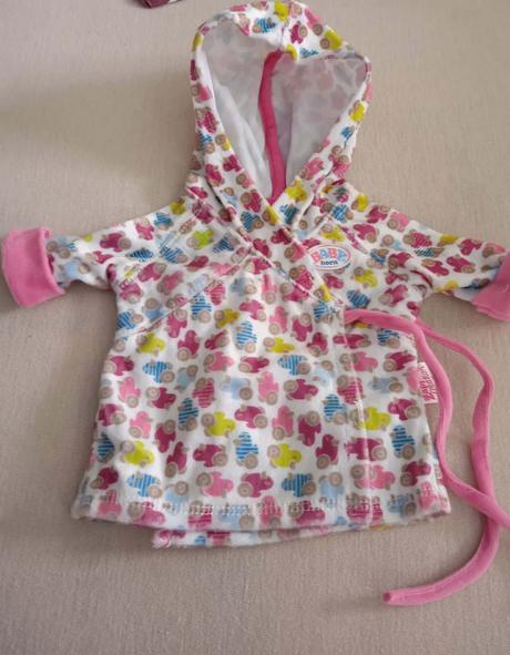 Župánek a botky pro panenku baby born,43cm, 