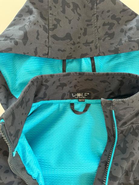 Softchelova bunda 110-116, wolf,110