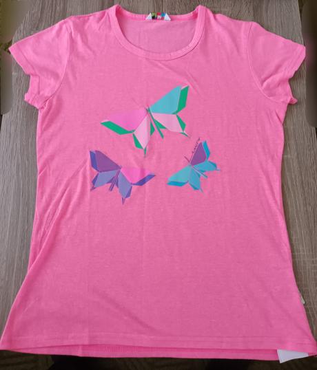 Dívčí triko růžové krátký rukáv lewro, lewro,164