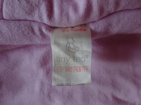 Fleesový kabátek růžový, vel. 62, tiny ted,62