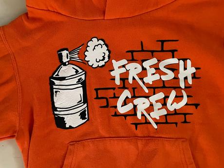 Oranž mikina, vada nažehlovačka, vel 9-10 let, rus, 140